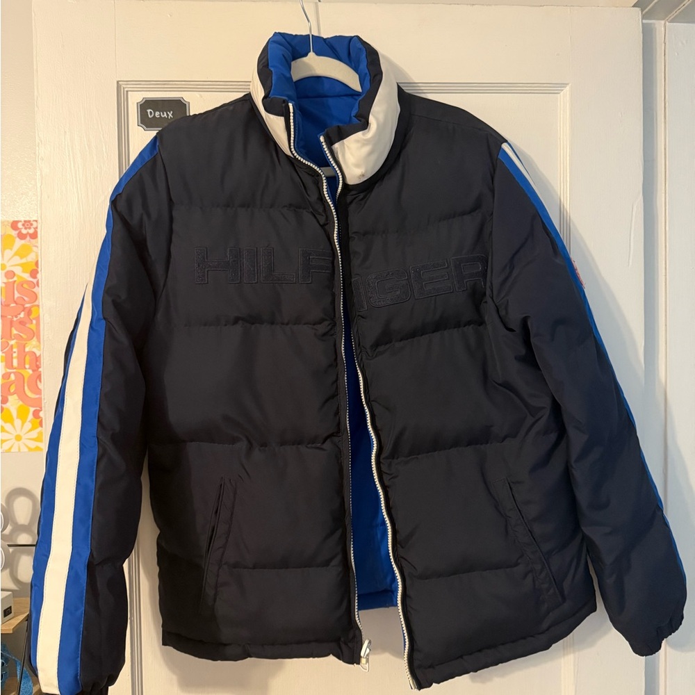 Vintage Tommy Hilfiger Reversible Puffer Coat